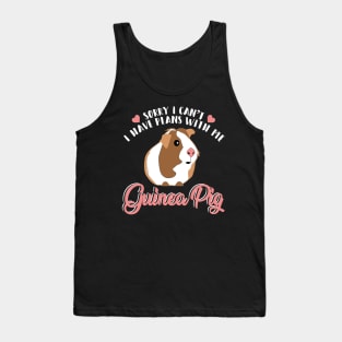 Sorry I Have Plans With My Guinea Pig T-Shirt Animal Lovers Tank Top